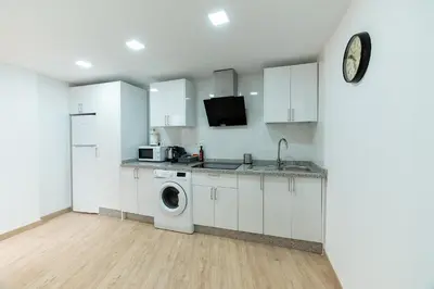 Una cocina o zona de cocina en Apartamento JUDA Centro Cordoba