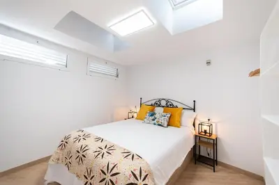 Cama o camas de una habitación en Apartamento JUDA Centro Cordoba