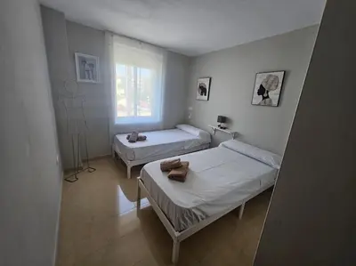 Cama o camas de una habitación en Azahar