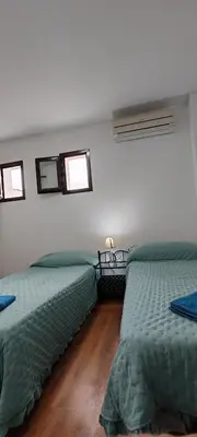 Cama o camas de una habitación en Apartamento Karmo