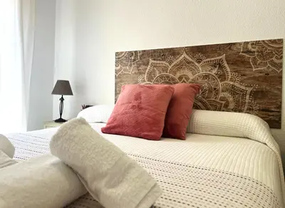 Cama o camas de una habitación en El Encanto de Miraflores