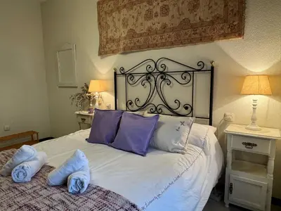 Cama o camas de una habitación en Apartamento Córdoba Patricia