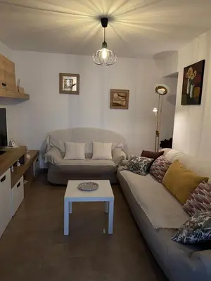 Zona de estar de Casa Carmen. Villa Romana Salar