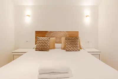 Cama o camas de una habitación en Duplex Dreams de Sevilla Barrio Santa Cruz