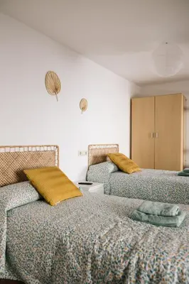 Cama o camas de una habitación en Casa Ochavada