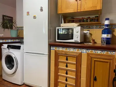 Una cocina o zona de cocina en Casa San Francisco de Asís