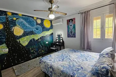 Cama o camas de una habitación en La Casona de Karkabul