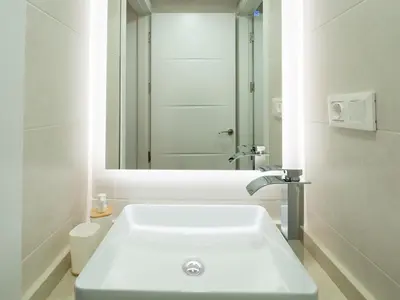 Un baño de Apartamentos La Fuensanta
