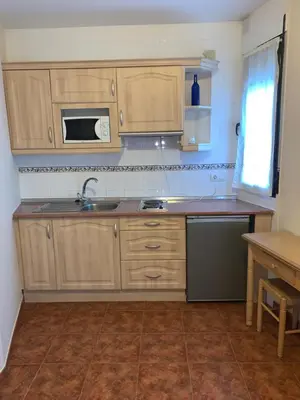 Una cocina o zona de cocina en La Plaza