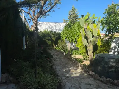 Jardín al aire libre en Villa Jardín