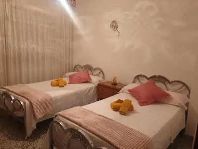 Cama o camas de una habitación en Casa el Correo