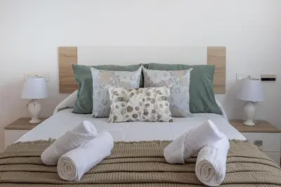 Cama o camas de una habitación en Villa cacin