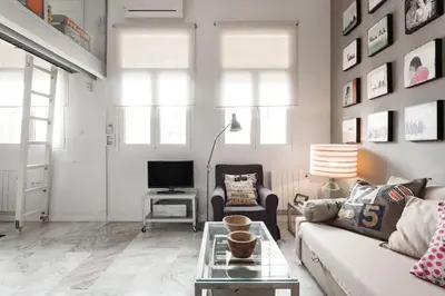 Zona de estar de Modern Loft in the heart of Seville