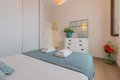 Cama o camas de una habitación en Casa Almanzor