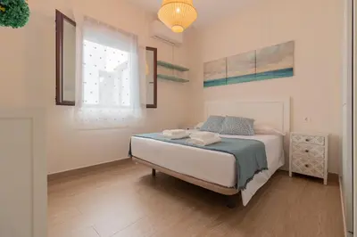 Cama o camas de una habitación en Casa Almanzor
