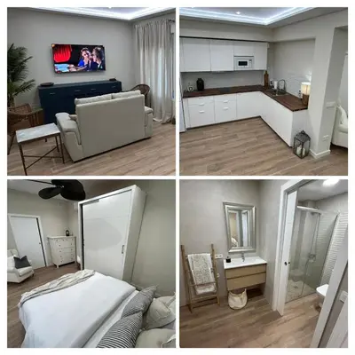 Una televisión o centro de entretenimiento en Pintor Espinosa 3 loft