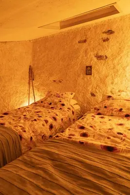 Cama o camas de una habitación en La Polifinca logement écologique