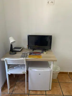 Una televisión o centro de entretenimiento en La Escalerita