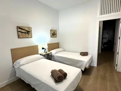 Cama o camas de una habitación en DS Ziryab Suites 2