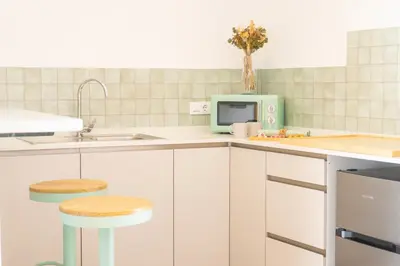Una cocina o zona de cocina en El Granerillo de Cazalla