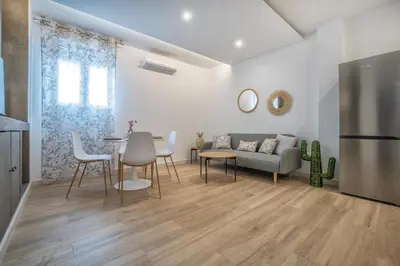 Una cocina o zona de cocina en Apartamento Pozo Dos Bocas - Free Parking