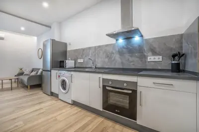 Una cocina o zona de cocina en Apartamento Pozo Dos Bocas - Free Parking