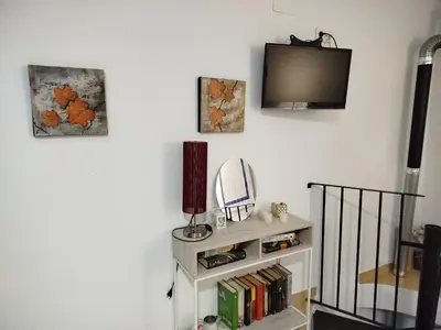 Biblioteca en el apartamento