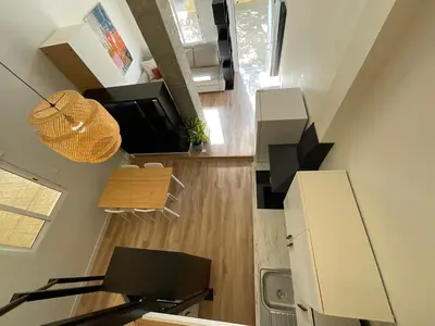 Una cocina o zona de cocina en Apartamentos Parque Veronica 1 Y 2
