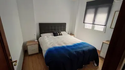 Cama o camas de una habitación en Piso Montero