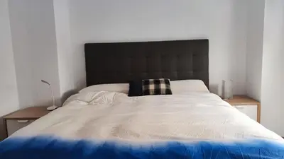 Cama o camas de una habitación en Piso Montero