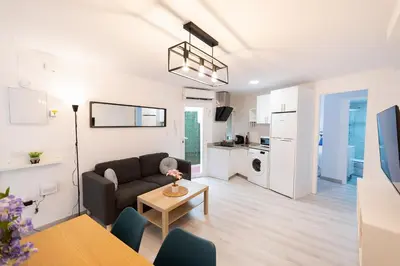 Una cocina o zona de cocina en Apartamento LEVI Centro Córdoba