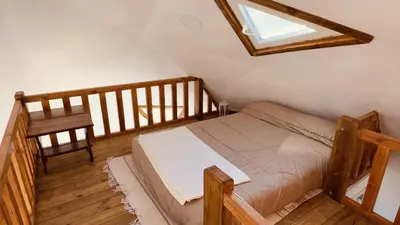 Cama o camas de una habitación en Domo Family