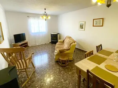 Una televisión o centro de entretenimiento en Casa Diana