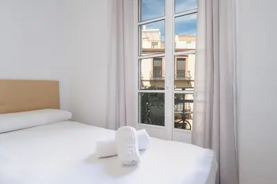 Cama o camas de una habitación en Panther Home Alameda