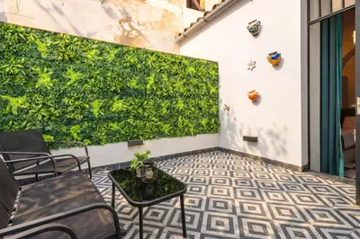 Zona de estar de Zahra - Habitación con Terraza Centro Cordoba