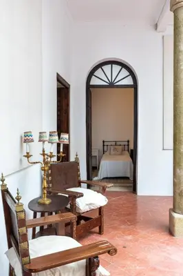Zona de estar de Casa Palacio de la Carrera Olehousing