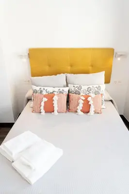 Cama o camas de una habitación en La Carrera 7 - Castillo - Parking sujeto a disponibilidad