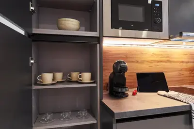 Una cocina o zona de cocina en La Carrera 7 - La Catedral - Parking sujeto a disponibilidad