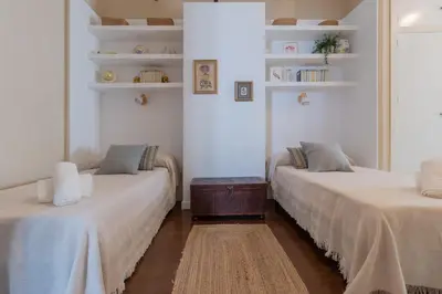 Cama o camas de una habitación en El Patio de Salome
