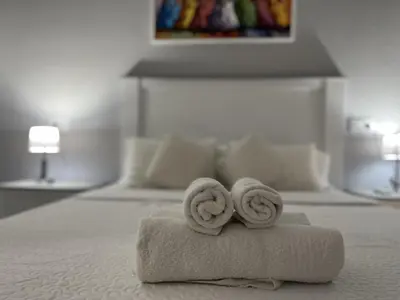 Cama o camas de una habitación en Juderia