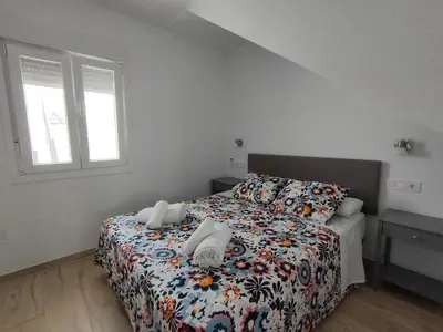 Cama o camas de una habitación en Casa Cantinero 2 - Parking Gratis