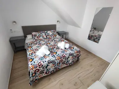 Cama o camas de una habitación en Casa Cantinero 2 - Parking Gratis