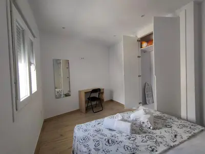 Cama o camas de una habitación en Casa Cantinero 1 - Parking Gratis