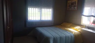 Cama o camas de una habitación en Hacienda el chorlo