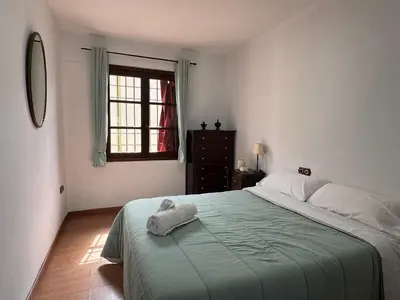 Cama o camas de una habitación en Hacienda el chorlo II