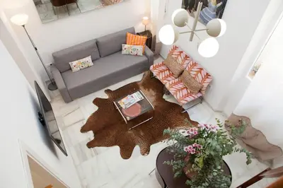 Zona de estar de Nice Apartment Centro Histórico