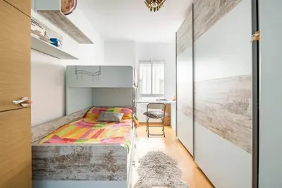 Cama o camas de una habitación en Habitación privada en apartamento de Alfonso