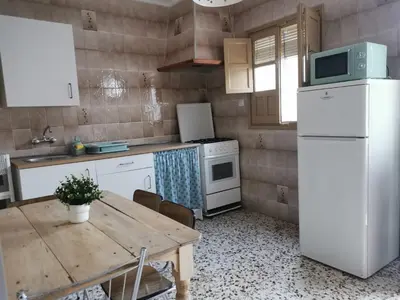 Una cocina o zona de cocina en Casa Rural La Barranca