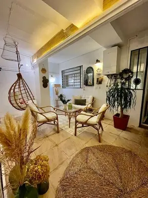 Zona de estar de Apartamento terraza privada