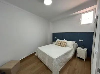 Cama o camas de una habitación en Casa Calle Pilar